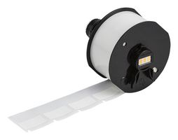 BRADY A62-16-499 Label, Thermal Transfer Printable, 25.4 mm, 12.7 mm, Nylon Cloth, White