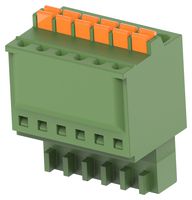 BUCHANAN - TE CONNECTIVITY 1-2385001-6 Pluggable Terminal Block, 2.5 mm, 16 Positions, 0.52 mm², Push In