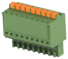 BUCHANAN - TE CONNECTIVITY 2385001-9 Pluggable Terminal Block, 2.5 mm, 9 Positions, 0.52 mm², Push In