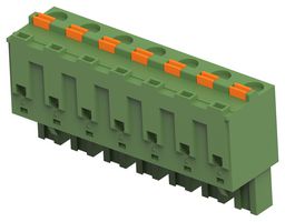 BUCHANAN - TE CONNECTIVITY 2385010-7 Pluggable Terminal Block, 7.62 mm, 7 Positions, 3.31 mm², Push In