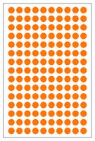 MULTICOMP PRO MP010411 Label, Self Adhesive, 12 mm, Paper, Orange