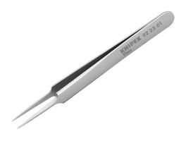 KNIPEX 92 23 01 Tweezers, Precision, Straight, Pointed, 4.33", Titanium