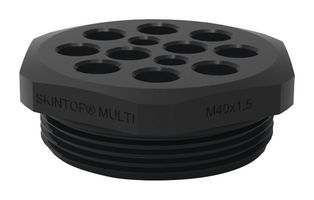 LAPP 52220110 Cable Gland, M40 x 1.5, 1 mm, 6 mm, PC (Polycarbonate), Black, IP66, IP67, IP68