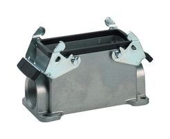 LAPP 19034000 Heavy Duty Connector, Base, Surface Mount, Aluminum Alloy Body, 2 Lever, 10B