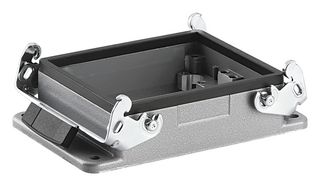 LAPP 10625500 Heavy Duty Connector, Base, Panel Mount, Aluminum Alloy Body, 2 Lever, 48A