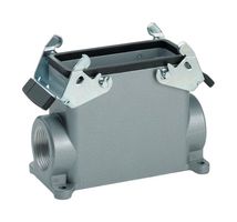 LAPP 700362NP Heavy Duty Connector, Base, Surface Mount, Side Entry, Aluminum Alloy Body, 2 Lever, HB10