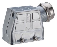 LAPP 70250210 Heavy Duty Connector, Hood, Side Entry, Zinc Alloy Body, 2 Lever, 10B