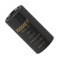 KEMET ALS70A244NS063 Electrolytic Capacitor, 0.24 F, 63 V, ± 20%, Screw, 20000 hours @ 85°C