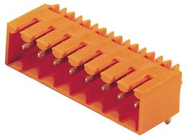 WEIDMULLER 1619450000 Terminal Block, Pluggable, Header, 3.5 mm, 24 Positions, 10 A, 300 V, Through Hole Right Angle