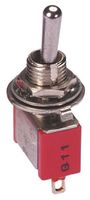 GRAYHILL 34ASP31B1M1QT Toggle Switch, On-Off-On, SPDT, Non Illuminated, 34A Series, Panel Mount, 5 A