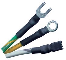 PANDUIT HSTT100-48-5 Heat Shrink Tubing, Thin Wall, Pack of 5 4' Pieces, 2:1, 1 ", 25.4 mm, Black, 4 ft, 1.2 m