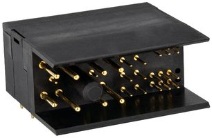 3M 2P01-0200-ES Connector, 2P0 Series, 30 Contacts, Header, Press Fit, 4 Rows