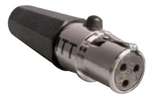 ITT CANNON M-XL-5-11L XLR Connector, 5 Contacts, Plug, Cable Mount, Gold Plated Contacts, Metal Body