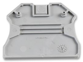 PHOENIX CONTACT 3047028 Connector Accessory, Gray, End Cover, UT and UT...-PE Terminal Blocks, D-UT