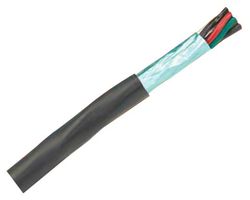 ALPHA WIRE 25076 BK199 Multiconductor Cable, Unshielded, 6 Conductor, 16 AWG