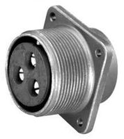 HARTING 09300160307 Circular Connector, MIL-DTL-26482 Series I, MS3120 Series, Wall Mount Receptacle, 3 Contacts