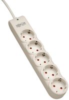 EATON TRIPP LITE TLP51D Surge Protector, LED, 5 Outlets, Schuko Type F, 10 A, 230 V, DE, 914 mm