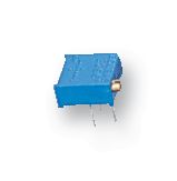BOURNS 3296P-1-202LF Trimmer, Multi Turn, Cermet, Side Adjust, 2 kohm, Through Hole, 25 Turns