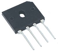 GENESIC KBJ2504G Bridge Rectifier, Single Phase, 400 V, 25 A, KBJ, 4 Pins, 1.05 V