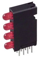 DIALIGHT 568-0701-111F Circuit Board Indicator, Green, Red, 4 LEDs, Through Hole, T-1 (3mm), R 10mA, G 10mA