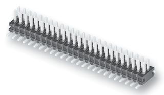 SAMTEC FTMH-110-03-L-DH Pin Header, Micro Terminal, Board-to-Board, 1 mm, 2 Rows, 20 Contacts, Surface Mount Right Angle
