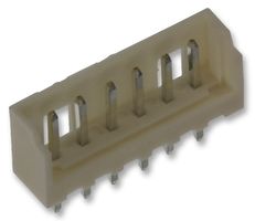 MOLEX 53253-0670 Pin Header, Wire-to-Board, 2 mm, 1 Rows, 6 Contacts, Through Hole Straight
