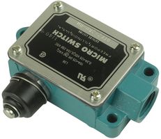 HONEYWELL DTF2-2RN-RH Limit Switch, Top Plunger, DPDT, 10 A, 250 V, 11.2 N, DTF Series