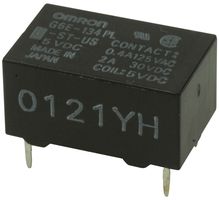 OMRON ELECTRONIC COMPONENTS G6E-134PL-ST-US-DC5 Signal Relay, 5 VDC, SPDT, 2 A, G6E Series, Through Hole, Non Latching