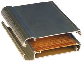HAMMOND R251-080-160 Metal Enclosure, Extruded, ROLEC mobileCASE, Small, Extruded Aluminum, 37.01 mm, 118 mm, 160 mm