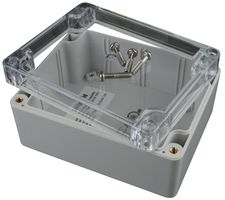BUD INDUSTRIES PN-1323-C Plastic Enclosure, Junction Box, Polycarbonate, 115.1 mm, 90 mm, 55 mm, IP66