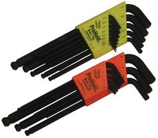 BONDHUS 20499 L-Wrench Set, Prohold Tip Balldriver, 22Pcs of ProHold Tip Ball Driver L-Wrenches
