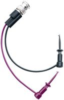 MUELLER ELECTRIC BU-5114-A-4-0 Test Lead, BNC Plug to Hook Clips x 2, 300 Vrms, 5 A, 101.6 mm