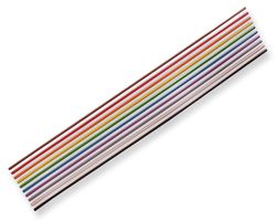 AMPHENOL SPECTRA-STRIP 135-2406-308 Ribbon Cable, 3C® Color Coded Flat, Unshielded, 8 Conductor, 24 AWG