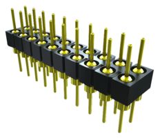 SAMTEC TD-121-G-A Pin Header, Precision Machined Terminal, Board-to-Board, 2.54 mm, 2 Rows, 42 Contacts, Through Hole