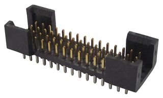 SAMTEC TMMS-105-01-G-Q Pin Header, Board-to-Board, 2 mm, 4 Rows, 20 Contacts, Through Hole, TMMS Series