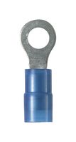 PANDUIT PN14-4R-M Ring Tongue Terminal, M2.5, #4, 14 AWG, 2.5 mm², PN Series, Blue