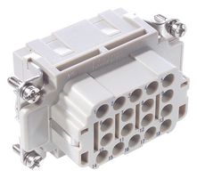 LAPP 10183400 Heavy Duty Connector, EPIC H-EE Series, Insert, 18+PE Contacts, 10B, Receptacle, Crimp Socket