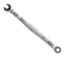 WERA 05020350001 Ring Ratchet Spanner, 8mm, 180mm OAL, Nickel Chromium Coated, Chromium Molybdenum Steel