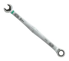 WERA 05020352001 Ring Ratchet Spanner, 13mm, 245mm OAL, Nickel Chromium Coated, Chromium Molybdenum Steel