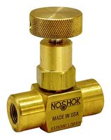 NOSHOK 101-FFB-EM1-PM2 Needle Valve, 6000 psi, 1/8" NPT, Female/Female Thread, Panel Mount, EPDM O-Ring, 100 Series