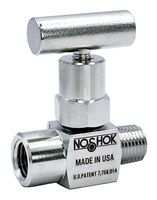 NOSHOK 152-MFS-PM1 Needle Valve, 6000 psi, 1/4" NPT, Male/Female Thread, Panel Mount, 150 Series