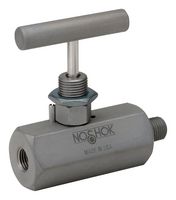 NOSHOK 404-FFC-HL3 Needle Valve, 10000 psi, 1/2" NPT, Female/Female Thread, 400 Series