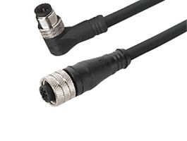 MOLEX 120066-0429 Sensor Cable, M12, Micro-Change Plug, Micro-Change Receptacle, 5 Positions, 2 m, 6.56 ft