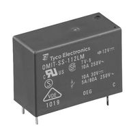 OEG - TE CONNECTIVITY OMIT-SS-109LM,300 Power Relay, SPST-NO, 9 VDC, 10 A, OMIT Series, Through Hole, Non Latching