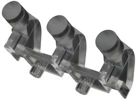 DIALIGHT 515-1010F Light Pipe, Optopipe™, 14.6 mm, 3 Pipes, Circular, Press Fit, Transparent