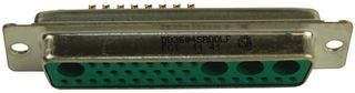 AMPHENOL COMMUNICATIONS SOLUTIONS DD36W4SA00LF Combination Layout D Sub Connector, FCI 681M Series, DD-36W4, Receptacle, 36 Contacts