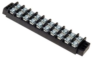 EATON BUSSMANN TB200-06SP Panel Mount Barrier Terminal Block, 2 Row, 6 Positions, 22 AWG, 12 AWG, 11.1 mm, 30 A
