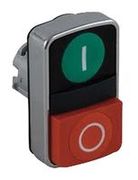 SCHNEIDER ELECTRIC ZB4BL7340 Switch Actuator, XB4 Series Double-Headed Pushbutton Switches, Harmony XB4 Series