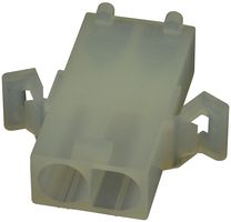 MOLEX 19-09-2028 Connector Housing, UL 94V-2, Standard .093" 3191 Series, Plug, 2 Positions, 6.7 mm