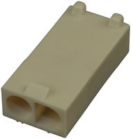 MOLEX 19-09-2026 Connector Housing, UL 94V-0, Standard .093" 3191 Series, Plug, 2 Positions, 6.7 mm